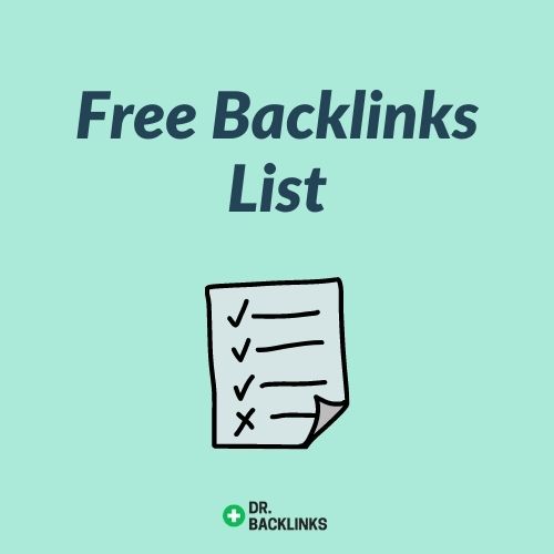 Free Backlinks List